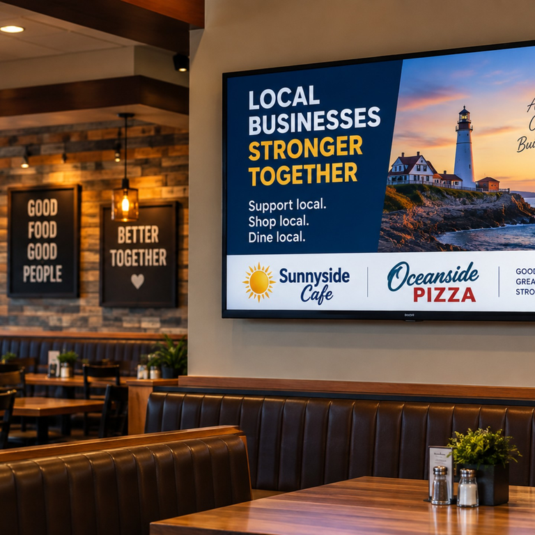 Advertise Where Our Community Dines